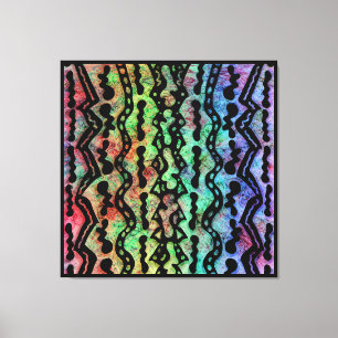 Regenboog Tango Canvas Afdruk