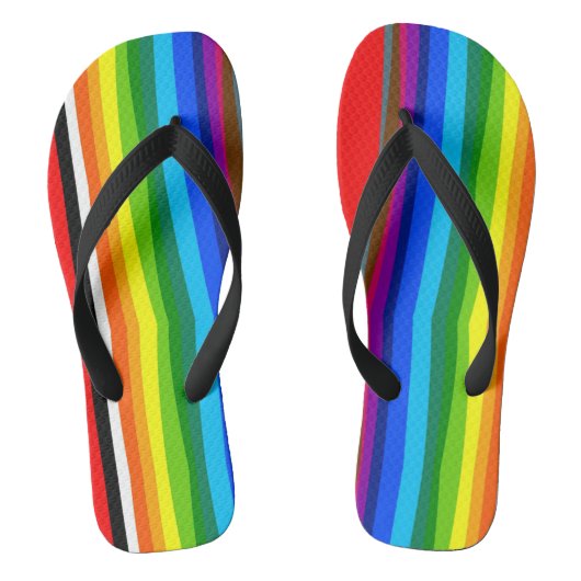 regenboog teenslippers (Voetbed)