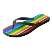 regenboog teenslippers (Schuin)