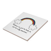 regenboog tegel tegeltje (Zijkant)