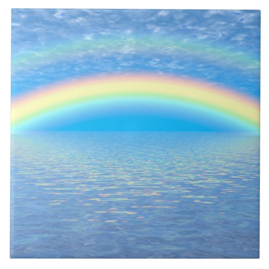 Regenboog Tegeltje (Voorkant)