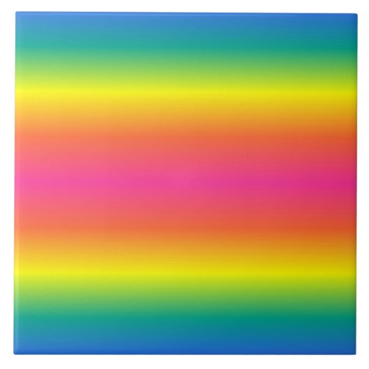 Regenboog Tegeltje (Voorkant)