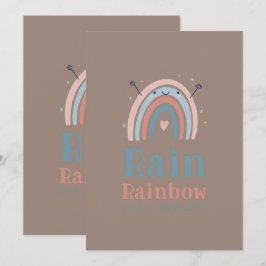 Regenboog Tekening Hart Icoon Pastel AestheticArt Kaart