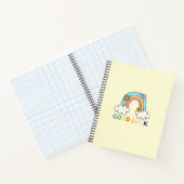 Regenboog terug naar school cadeau Leraar Cadeau 1 Notitieboek (Binnen)