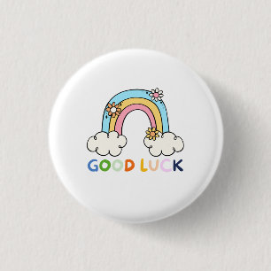 Regenboog Terug naar school cadeau Leraar Cadeau 1 Ronde Button 3,2 Cm