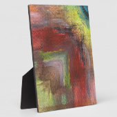 Regenboog Texturele Abstract Fotoplaat (Zijkant)