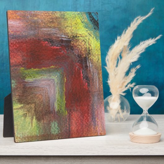 Regenboog Texturele Abstract Fotoplaat (Zijkant)