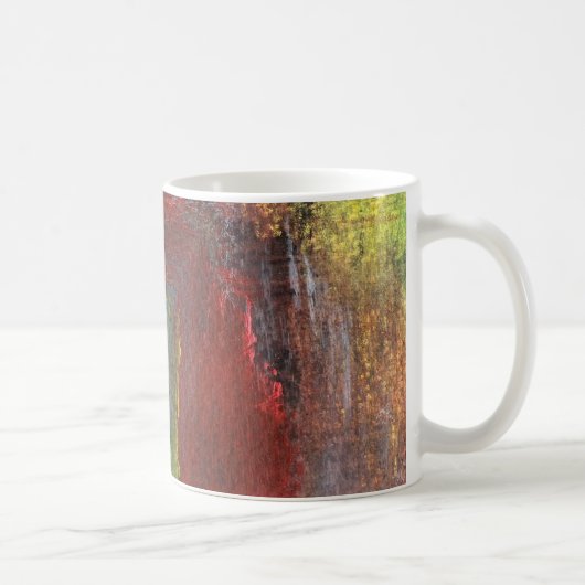 Regenboog Texturele Abstract Koffiemok (Rechts)