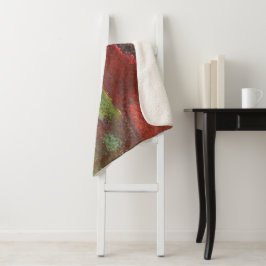 Regenboog Texturele Abstract Sherpa Deken