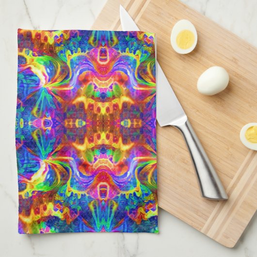 Regenboog Theedoek (Quarter Fold)