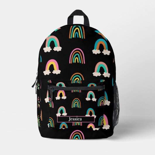 Regenboog thema bedrukte rugzak (Voorkant)