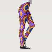 Regenboog Tie Dye Kaleidoscoop Leggings (Rechts)
