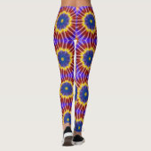 Regenboog Tie Dye Kaleidoscoop Leggings (Achterkant)