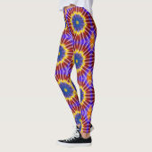 Regenboog Tie Dye Kaleidoscoop Leggings (Links)