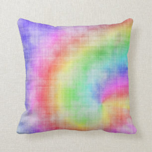 Regenboog Tie Dye Kussen