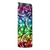 Regenboog Tie Dye Mandala Ster Thermosbeker (Geroteerd rechts)