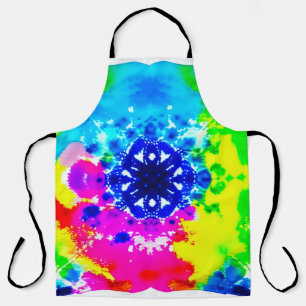 Regenboog Tie Dye Schort