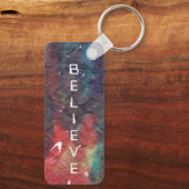 Regenboog Tie-Dye Sleutelhanger (Achterkant)
