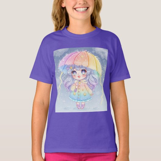Regenboog tijdens een Storm - Natasha Us T-shirt (Voorkant)