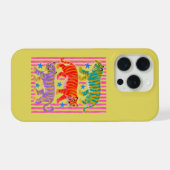 regenboog tijger dromen iPhone hoesje (Achterkant horizontaal)