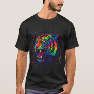 Regenboog Tijger Energie T-shirt