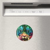 Regenboog Tijger Magneet (Insitu (Vaatwasser))