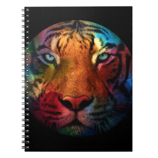 Regenboog Tijger Notitieboek (Voorkant)