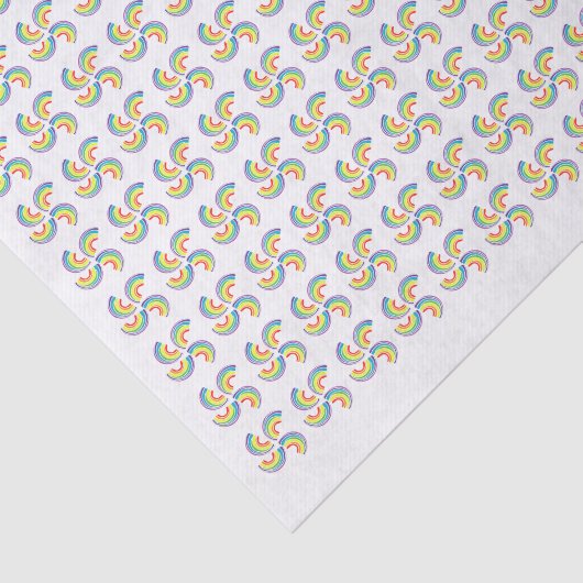 Regenboog Tissuepapier (Detail)