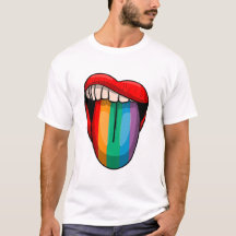 Regenboog Tong Pride Maand LGBTQ Krachtig Pride De