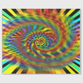 Regenboog Tornado Cadeaupapier (Vlak)