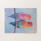 Regenboog Tortelduifjes Legpuzzel (Horizontaal)