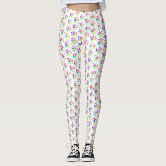 Regenboog traandruppels leggings