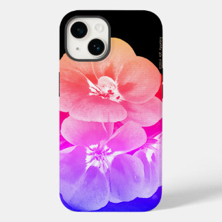 Regenboog Tropische Gestileerde Bloemen Case-Mate iPhone 14 Hoesje