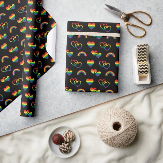 Regenboog trots cadeaupapier (Crafts)