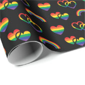 Regenboog trots cadeaupapier (Rol Hoek)