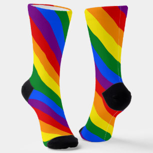 Regenboog trots Diversiteit Gelijke Rechten Inclus Sokken