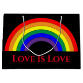 Regenboog trots  groot cadeauzakje (Voorkant)