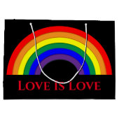 Regenboog trots  groot cadeauzakje (Achterkant)