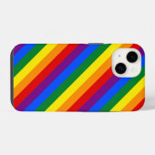 Regenboog trots iPhone hoesje (Achterkant horizontaal)