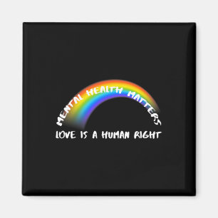 Regenboog trots Lgbtq - Liefde is een mensenrecht  Magneet