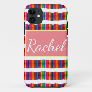 Regenboog trots maand terug naar school voeg naam Case-Mate iPhone case