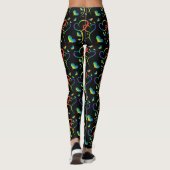 Regenboog trots omstrengelde harten leggings (Achterkant)