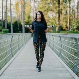 Regenboog trots omstrengelde harten leggings