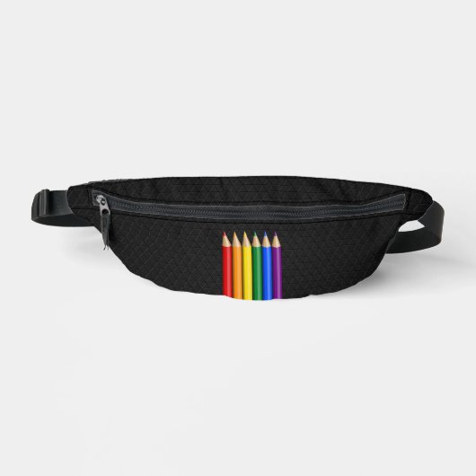Regenboog trots potloden heuptasje (Voorkant)