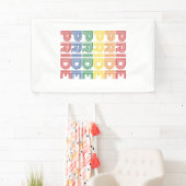 Regenboog trots retro typografie vector ontwerp_1 spandoek (Insitu)