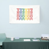 Regenboog trots retro typografie vector ontwerp_1 spandoek (Beurs)