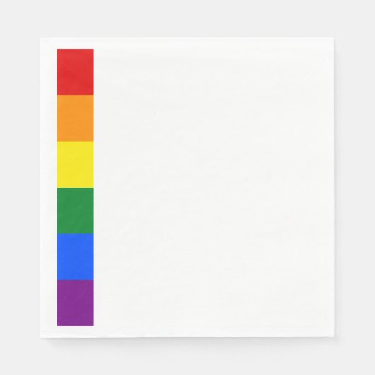 Regenboog trots servet (Voorkant)