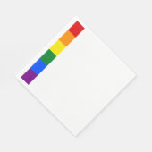 Regenboog trots servet (Hoek)