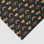 Regenboog trots tissuepapier (Detail)