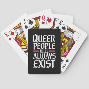 Regenboog trots trots Regenboog mensen zullen alti Pokerkaarten